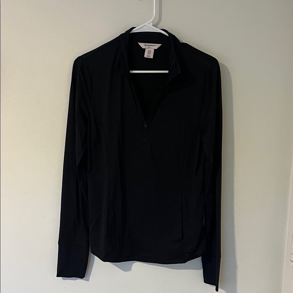 Tommy Bahama Black Women's golf quarter zip